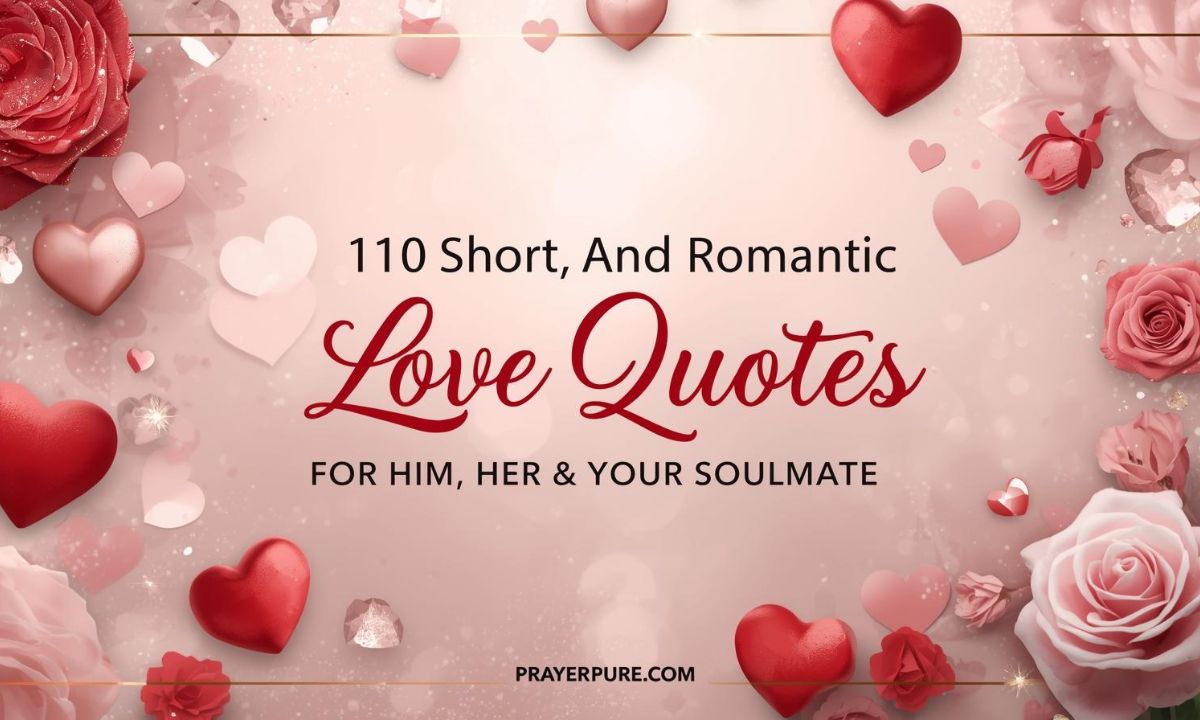 110 Short and Romantic Love Quotes for Him, Her & Your Soulmate