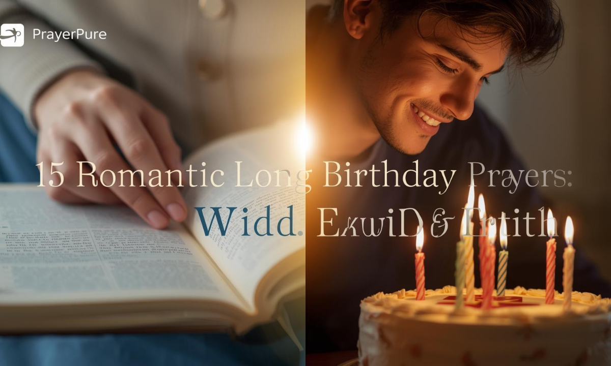 15 Romantic Long Birthday Prayers with Scriptures for Boyfriend - PrayerPure