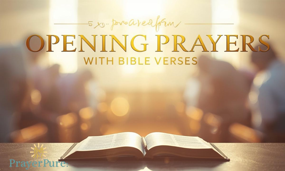 50 Powerful Opening Prayers for a Program with Bible Verses