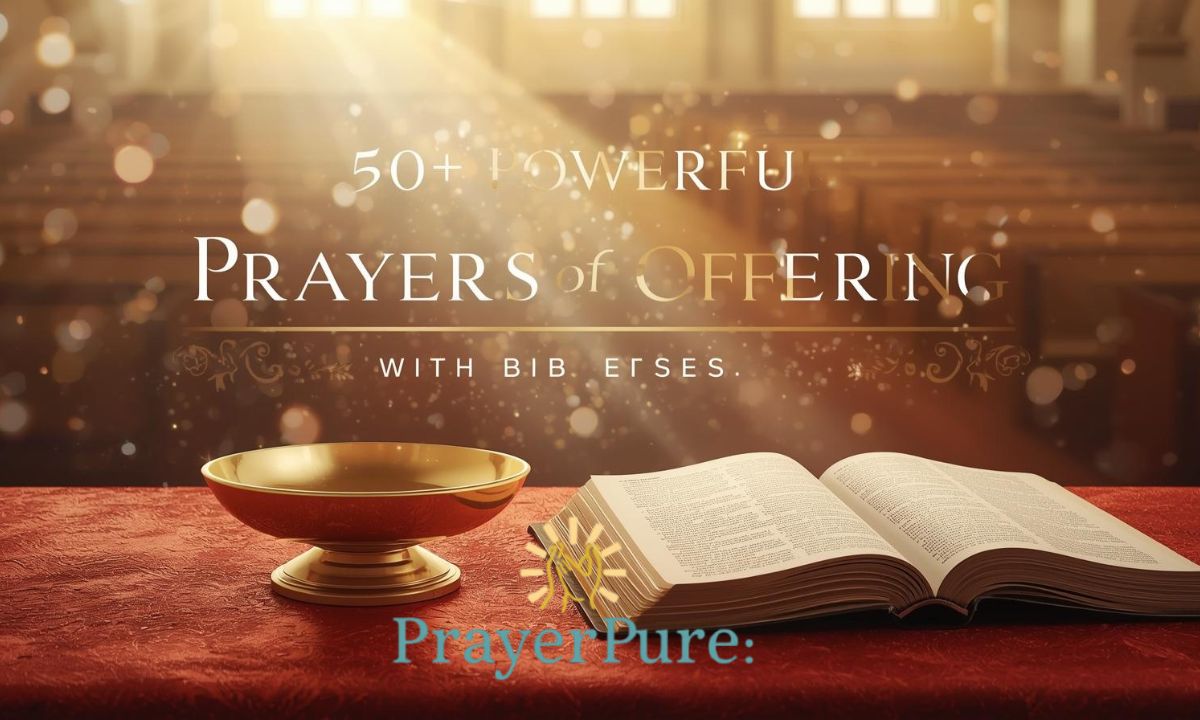 50+ Powerful Prayers For Offering with Bible Verses