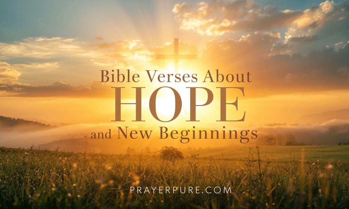 Bible Verses About Hope and New Beginnings