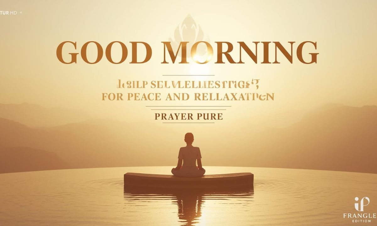 Good Morning Saturday Blessings for Peace and Relaxation