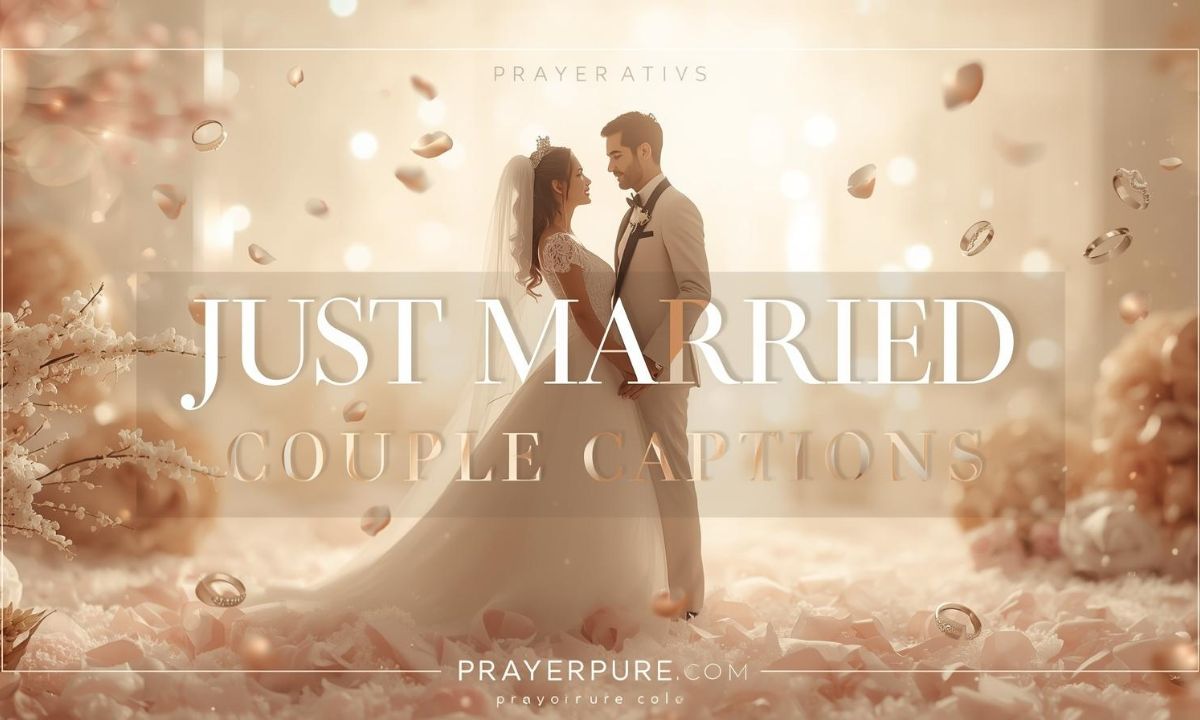 Just Married Couple Captions