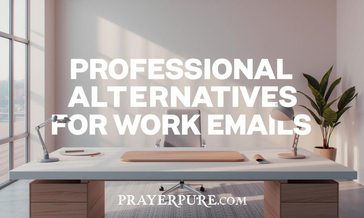 Professional Alternatives for Work Emails