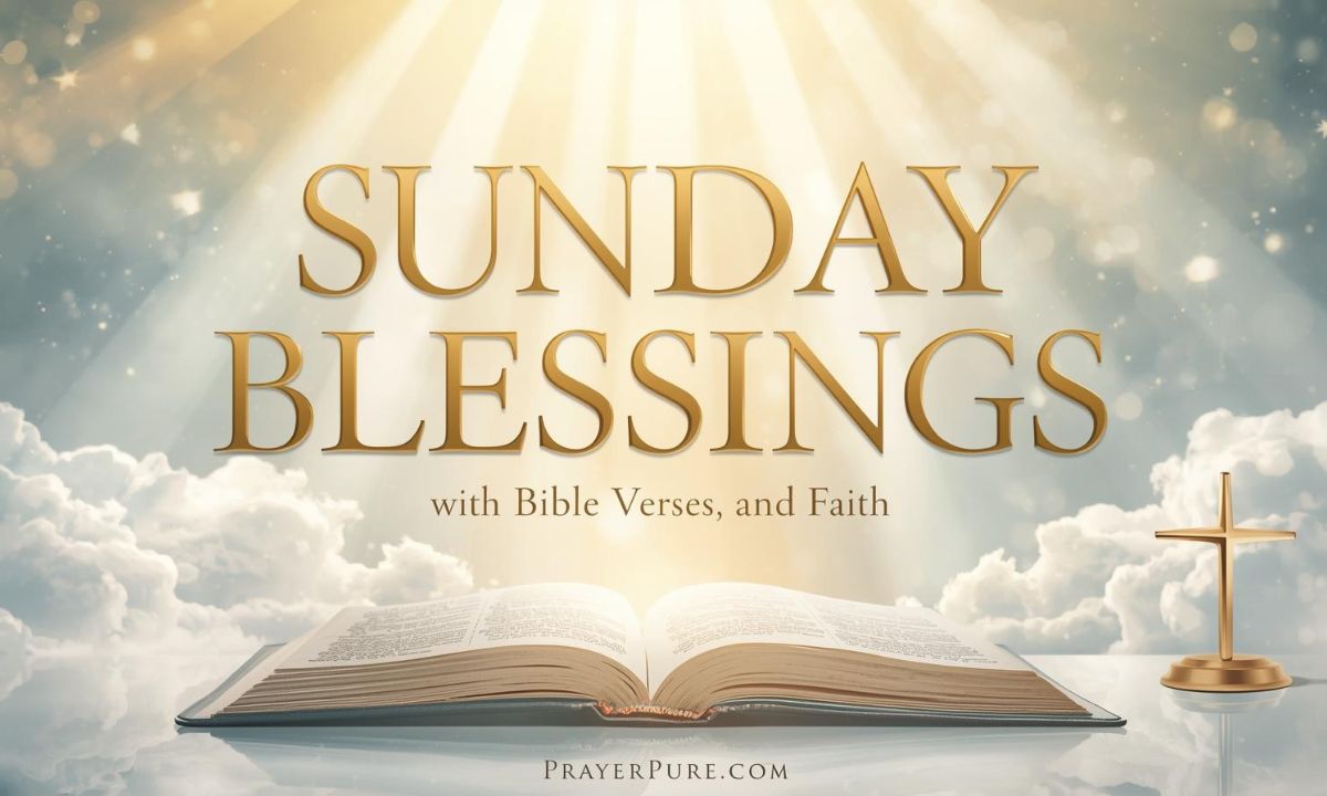Sunday Blessings with Bible Verses and Faith