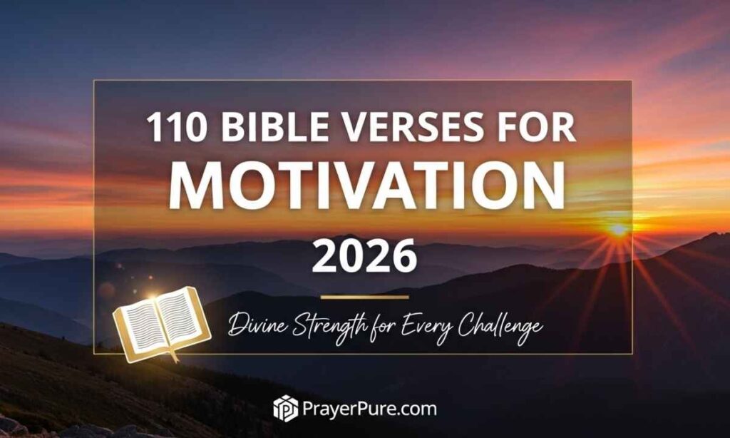 110 Bible Verses for Motivation 2026