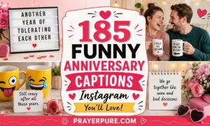 185 Funny Anniversary Captions Instagram You'll Love