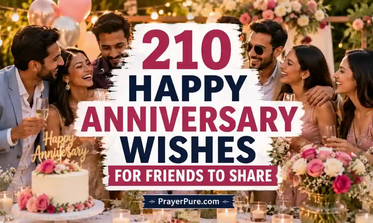 210 Happy Anniversary Wishes for Friends to Share