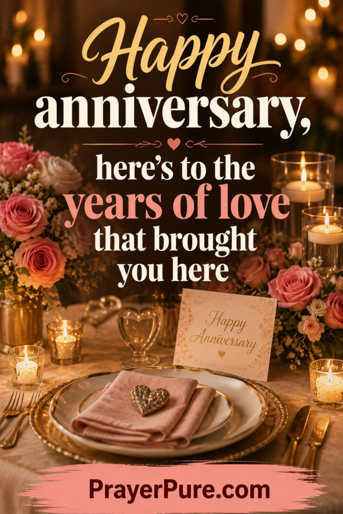 Anniversary Bible Verses and Blessings for Friends