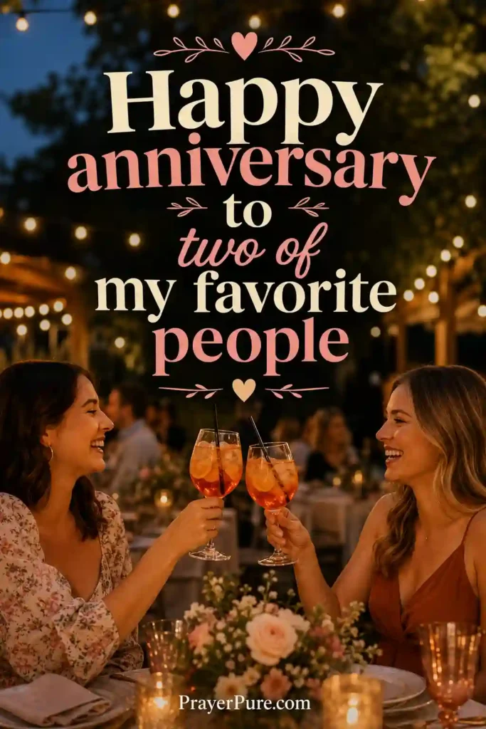 Anniversary Captions for Friends
