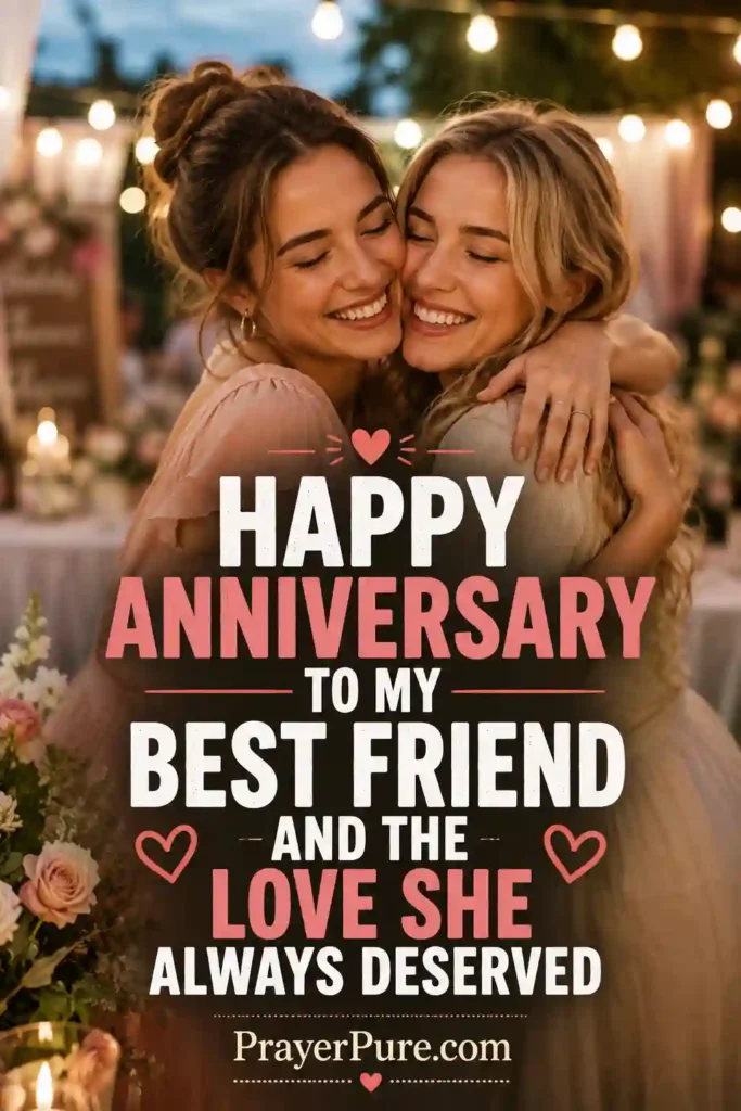 Anniversary Wishes for Best Friend