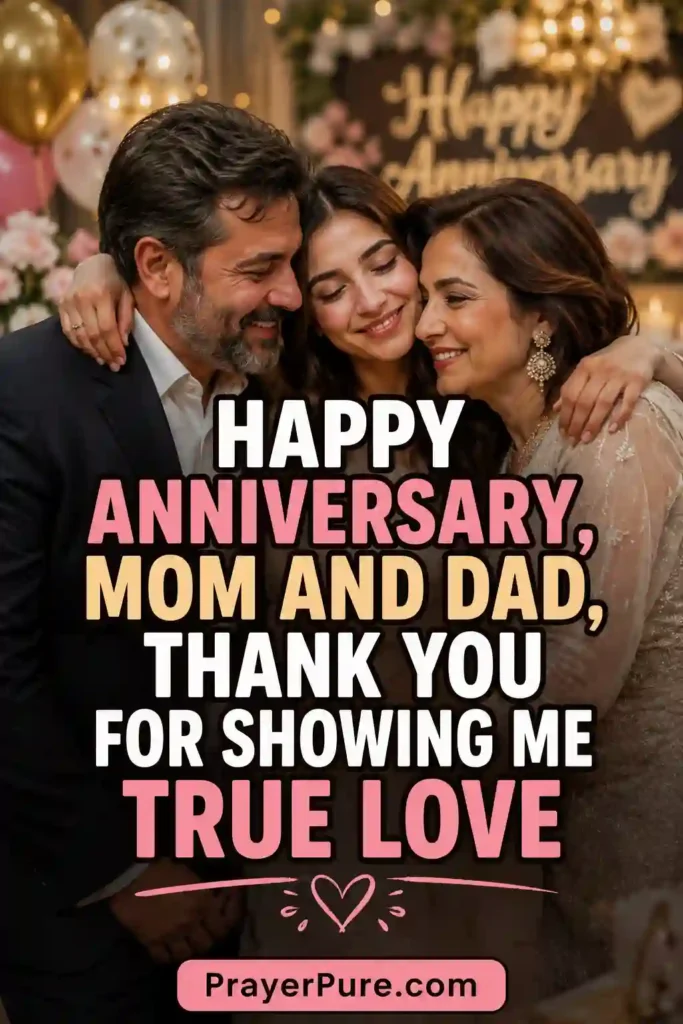 Anniversary Wishes for Parents from a Daughter
