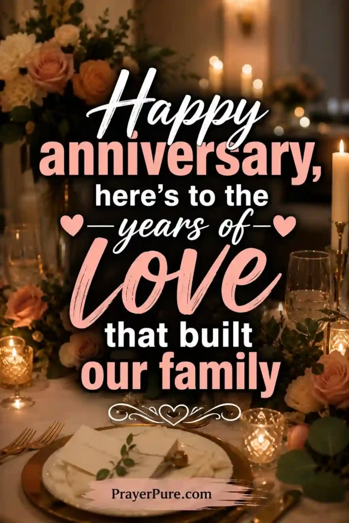 Anniversary Wishes for a Milestone Year for Parents