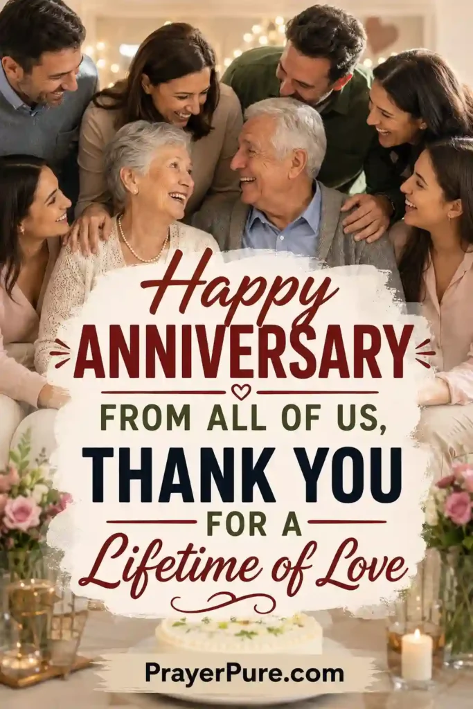 Anniversary Wishes from All the Children