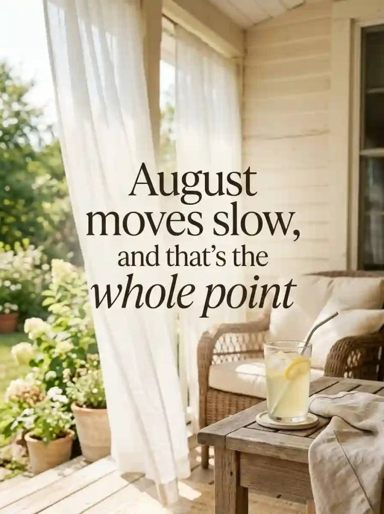 August Sayings
