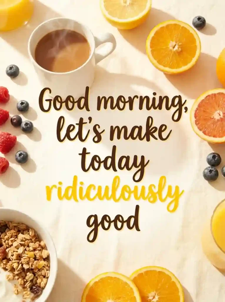 Cheerful Good Morning Messages