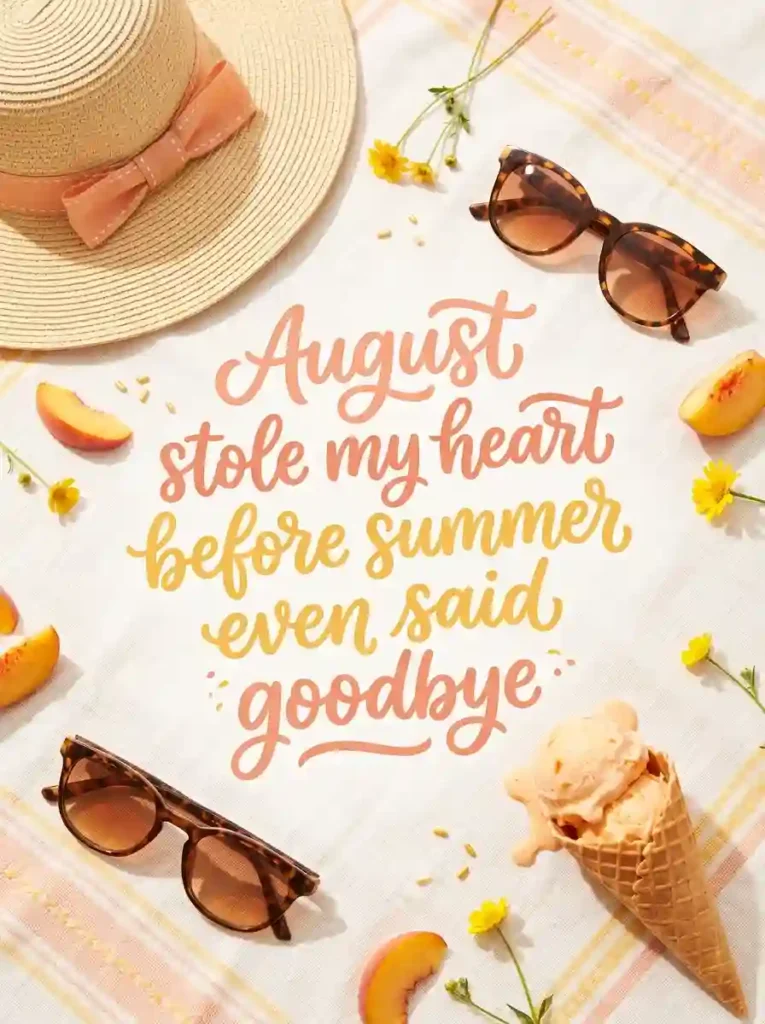 Cute August Quotes