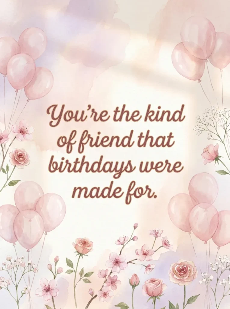 Cute Birthday Wishes for Friends