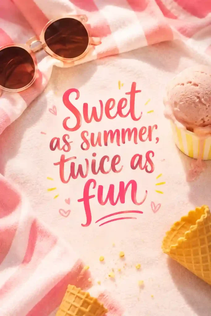 Cute Short Summer Sayings