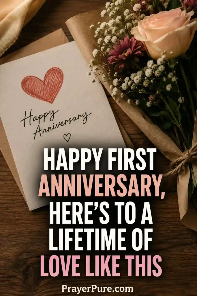 First Anniversary Card Messages