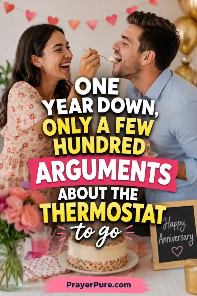 Funny First Anniversary Quotes