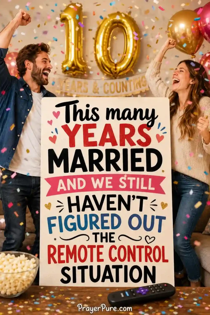 Funny Milestone Anniversary Captions
