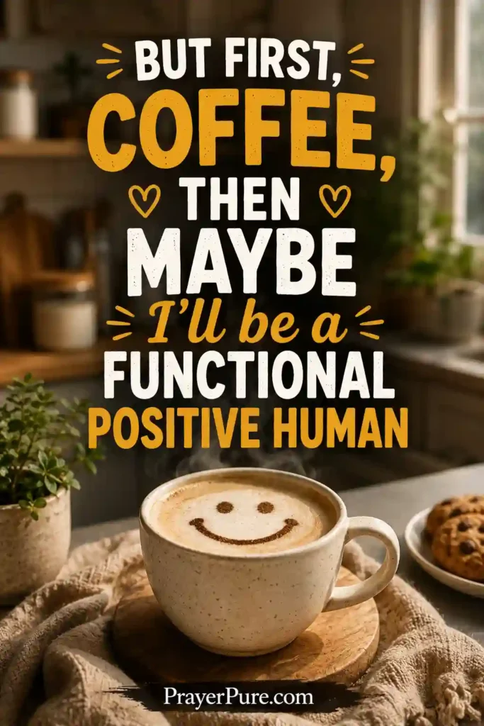 Funny Positive Quotes About Coffee