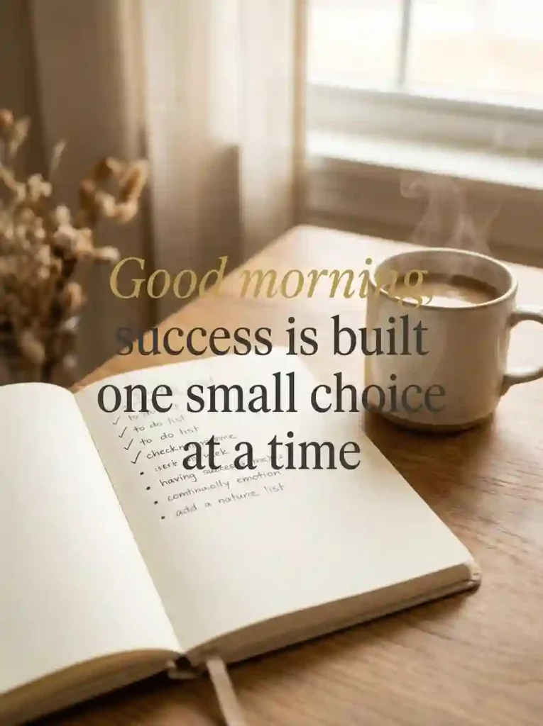 Good Morning Quotes for Success