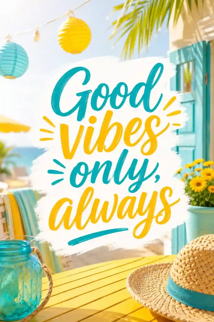 Good Vibes Sayings