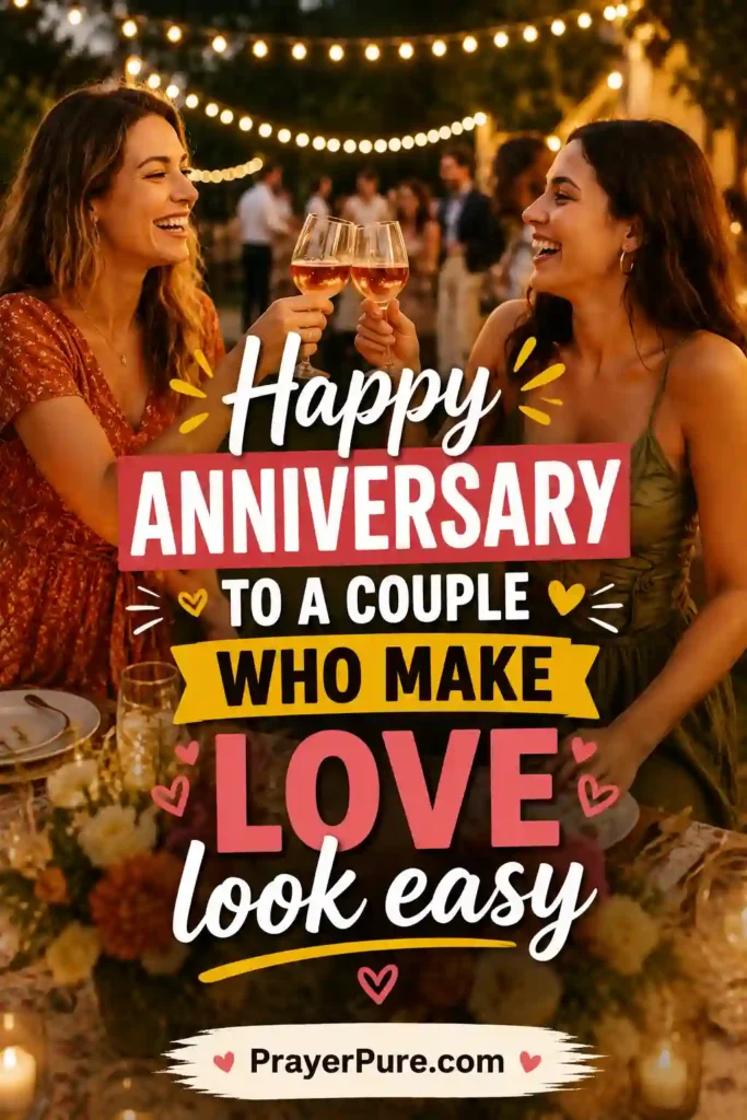 Happy Anniversary Wishes for Friends to Share