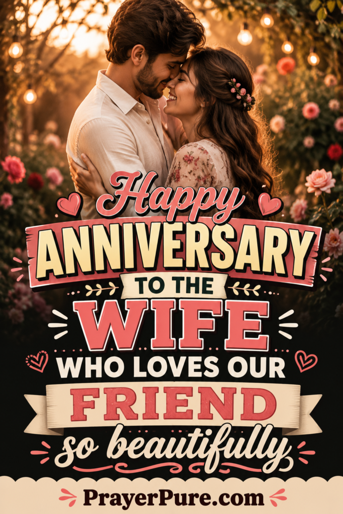 Heartfelt Anniversary Wishes for Friends