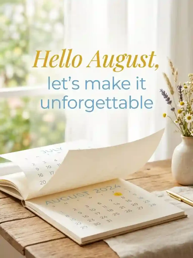 Hello August Quotes
