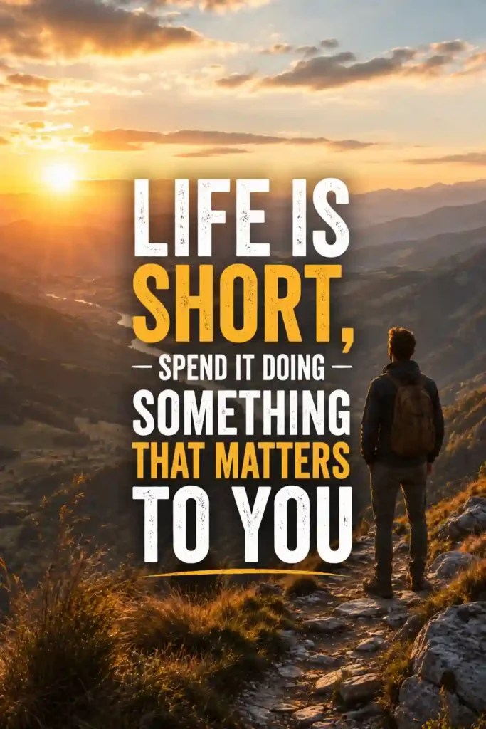 Life Is Short Quotes About Purpose