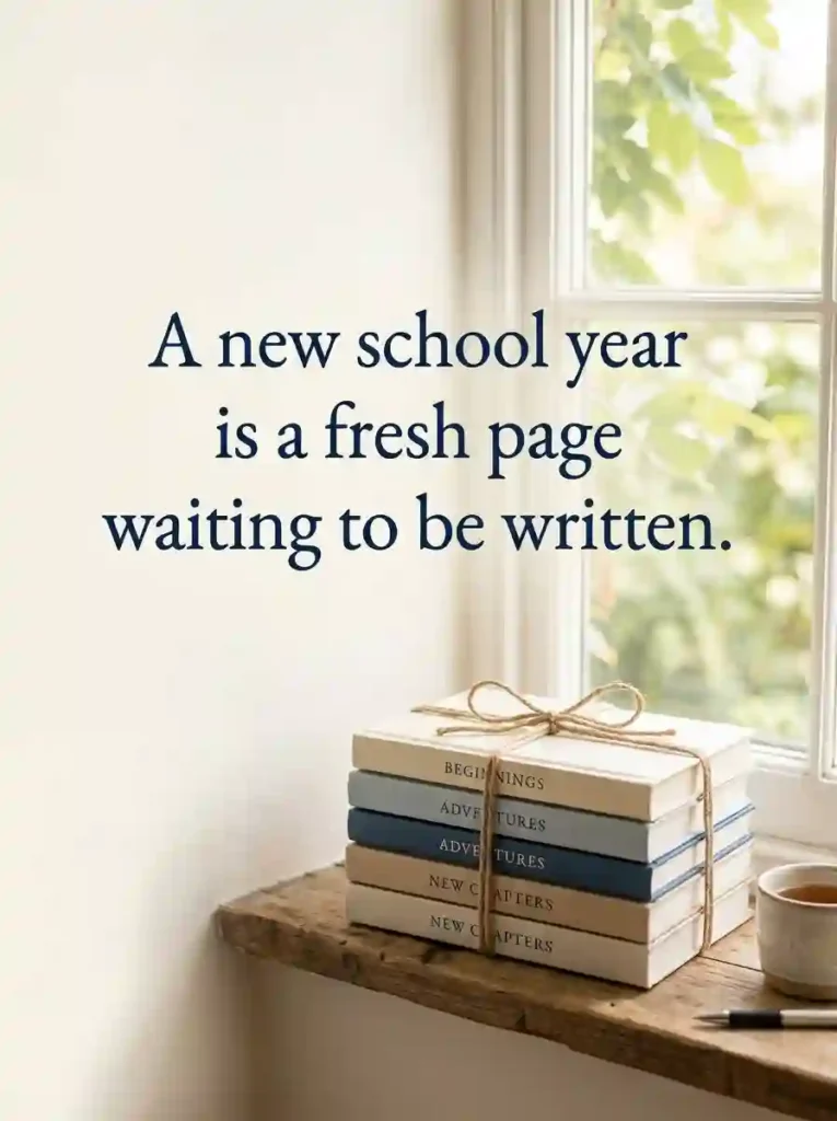 New School Year Quotes