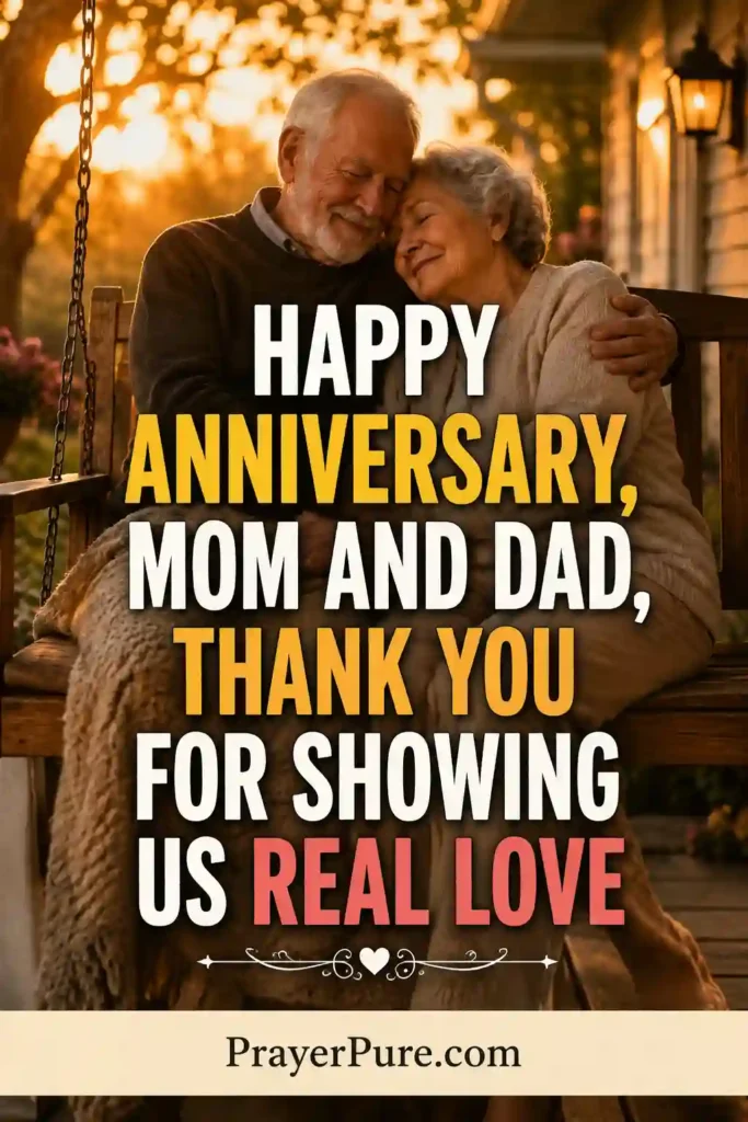 Short Anniversary Messages for Parents