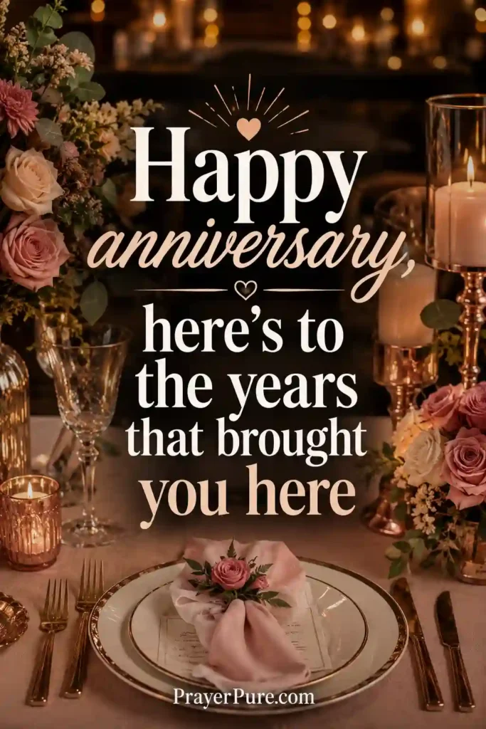 Short Anniversary Messages for a Milestone Year