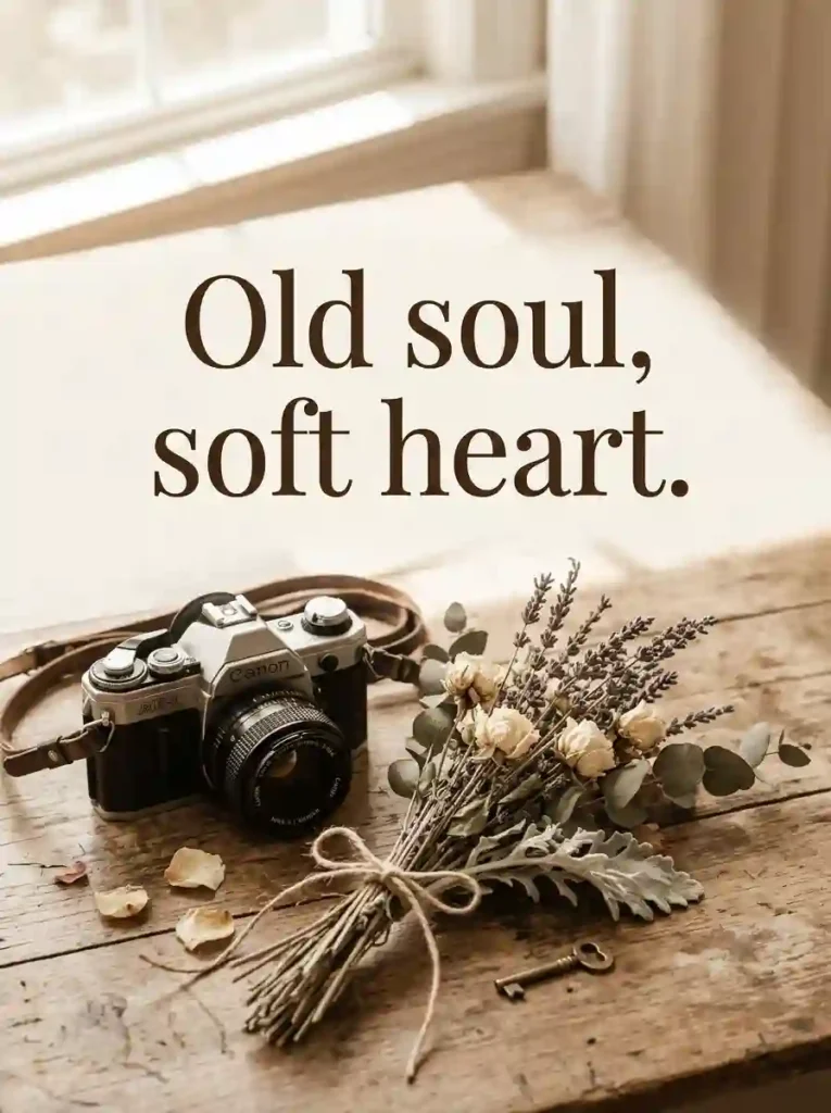 Vintage Aesthetic Captions