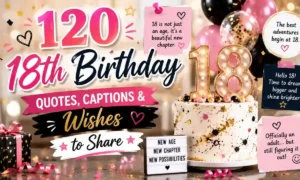 120 18th Birthday Quotes, Captions & Wishes to Share