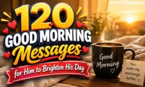 120 Good Morning Messages for Him to Brighten His Day
