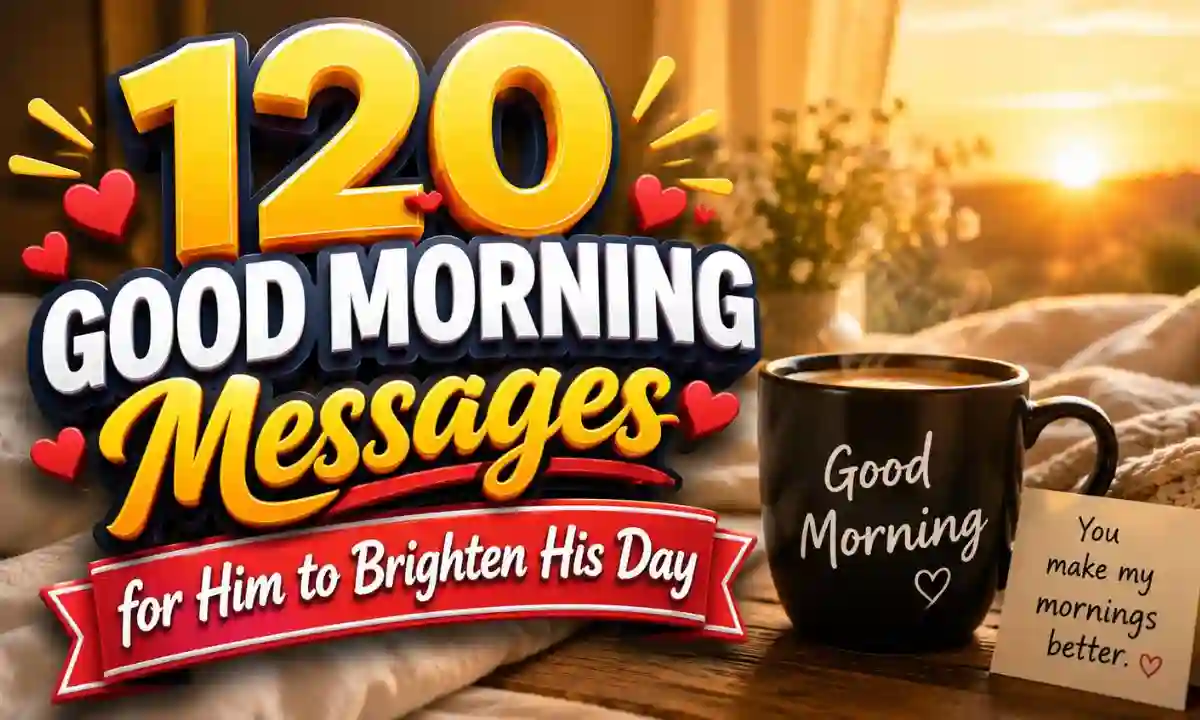 120 Good Morning Messages for Him to Brighten His Day