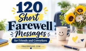 120 Short Farewell Messages for Friends and Coworkers
