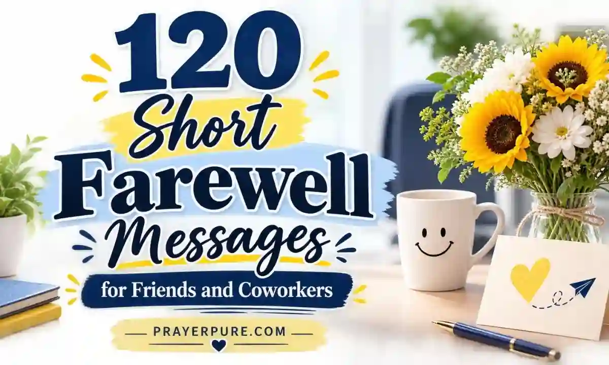 120 Short Farewell Messages for Friends and Coworkers