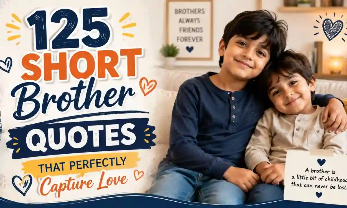 125 Short Brother Quotes That Perfectly Capture Love