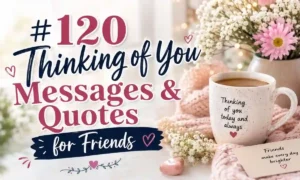 120 Thinking of You Messages & Quotes for Friends