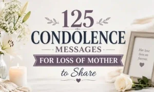 125 Condolence Messages for Loss of Mother to Share