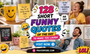 128 Short Funny Quotes of the Day to Make You Laugh