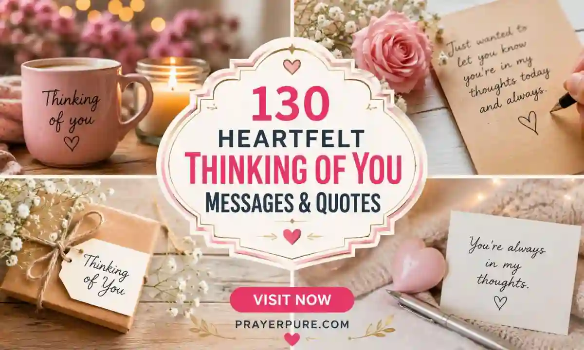 130 Heartfelt Thinking of You Messages & Quotes