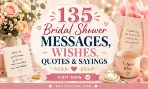 135 Bridal Shower Messages, Wishes, Quotes & Sayings