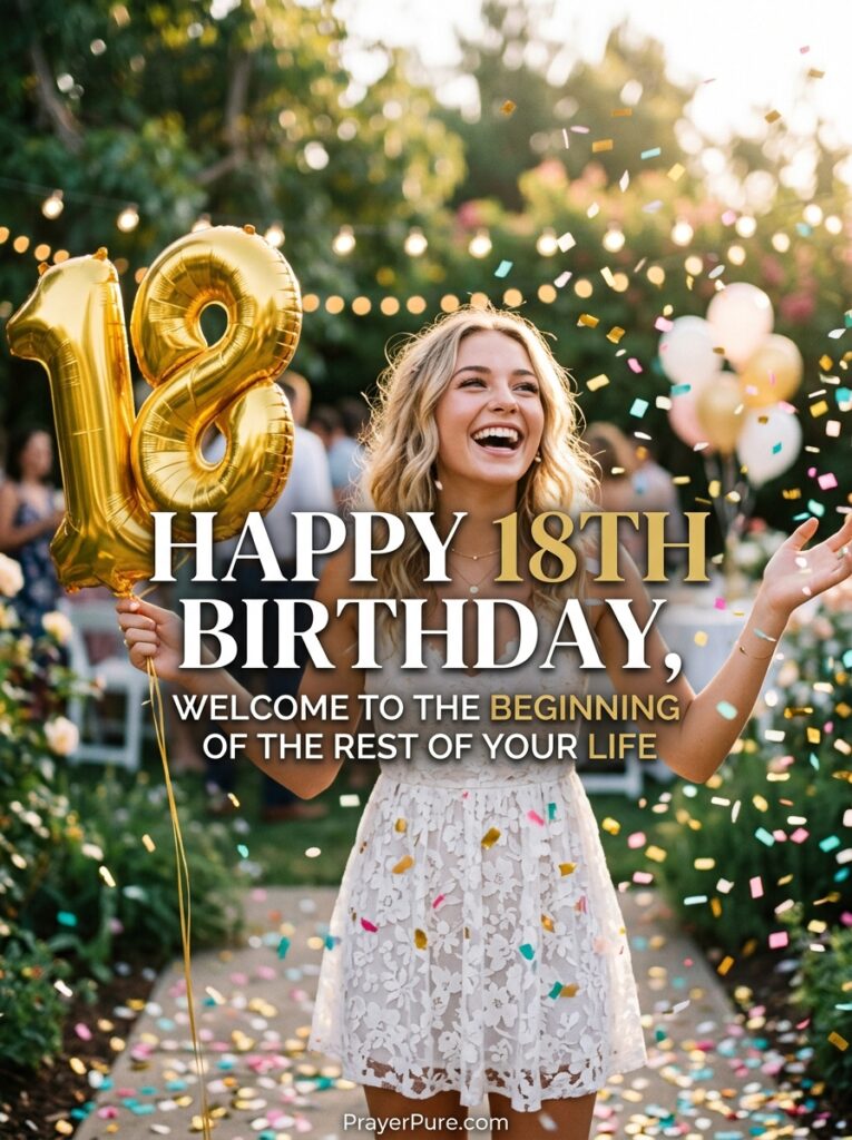 18th Birthday Quotes, Captions & Wishes to Share