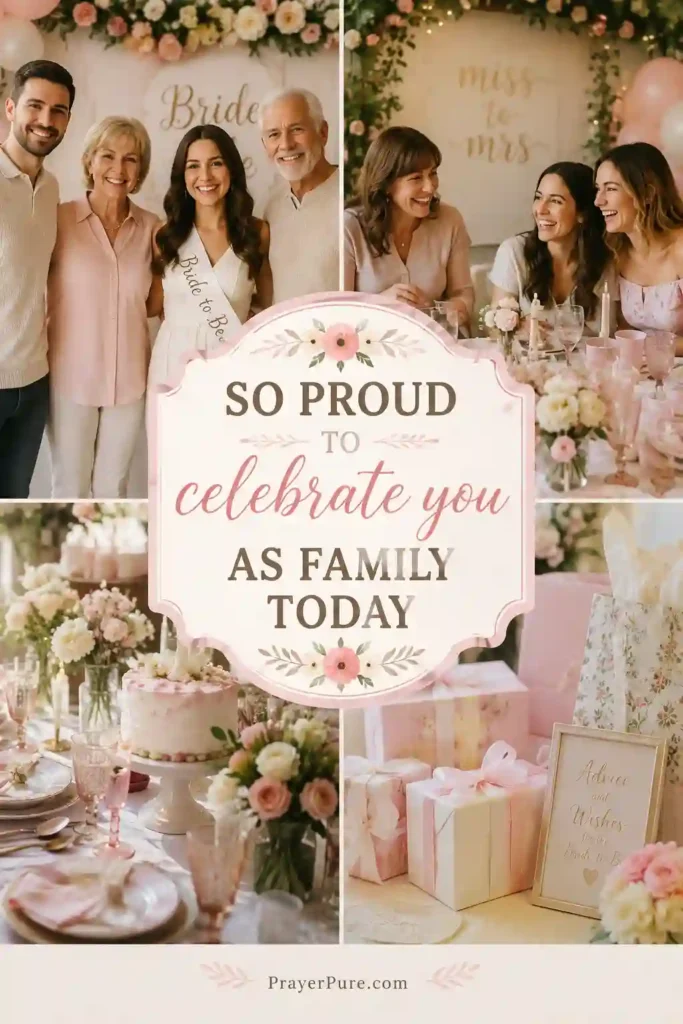 Bridal Shower Messages for Family Members